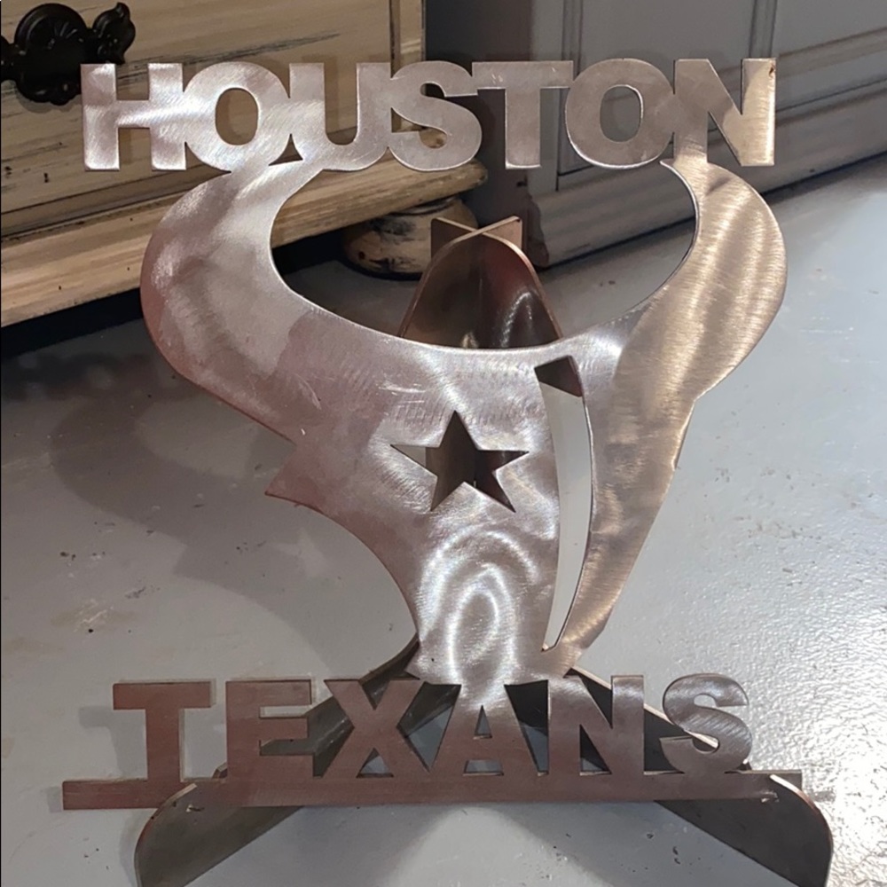Houston Texans Metal Sign